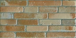 Настенная плитка Керамогранит Portland brick рыжий PG 01 20х40